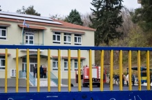 Το σχολείο όπου ακταγράφηκε το δυστύχημα στις Σέρρες