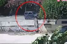 Στιγμιότυπο από βίντεο με το όχημα του πιστολέρο