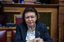 Η υπουργός Πολιτισμού, Λίνα Μενδώνη