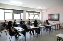 Στιγμιότυπο από το εξεταστικό κέντρο των Πανελληνίων Εξετάσεων 2025