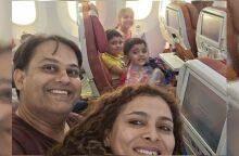 Ινδία: Η τελευταία selfie οικογένειας μέσα από το αεροσκάφος της Air India 