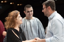 Ο Νίκος Ανδρουλάκης στην παράσταση «Μήδεια» του Teatro Patologico