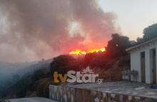 Οριοθετήθηκε η φωτιά στην Εύβοια