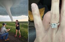 Αρραβώνας ζευγαριού κυνηγών καταιγίδων μπροστά σε ανεμοστρόβιλο στη Νότια Ντακότα - Μια πρόταση γάμου που σάρωσε το διαδίκτυο.