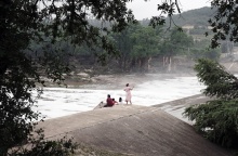 Στιγμιότυπο από πλημμυρισμένο τοπίο στο Τέξας