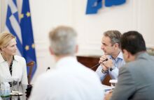 Συνάντηση του Κυριάκου Μητσοτάκη με την αντιπρόεδρο της Meta - Αναγνωρίστηκε ο ηγετικός ρόλος της Ελλάδας στην προστασία των παιδιών από τον ψηφιακό εθισμό