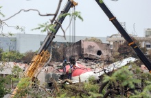 Το σημείο του δυστυχήματος της Air India