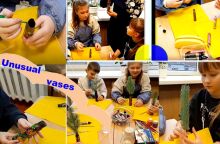 Τα παιδιά που ζωγραφίζουν πάνω σε σφαίρες