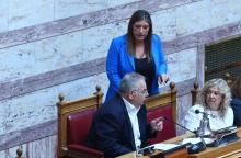 Γιώργος Λαμπρούλης και Ζωή Κωνσταντοπούλου