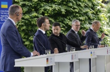 Ευρωπαίοι ηγέτες με τον Βολοντίμιρ Ζελένσκι