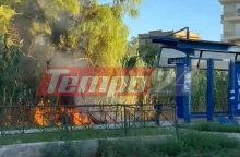 Πάτρα: Προσαγωγή υπόπτου για τη φωτιά στις γραμμές του Προαστιακού