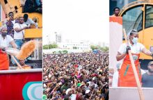 Η Νιγηριανή σεφ Χίλντα Μπάτσι έσπασε το ρεκόρ Guinness μαγειρεύοντας το μεγαλύτερο τζόλοφ ρύζι στον κόσμο, βάρους 8.780 κιλών