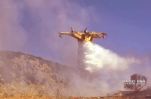 Καναντέρ επιχειρεί για την κατάσβεση φωτιάς στην Αργολίδα