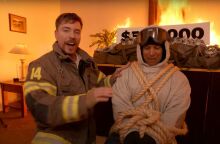 Ο MrBeast υπερασπίζεται βίντεο όπου κασκαντέρ δραπετεύει από φλεγόμενο κτίριο για μισό εκατ. δολάρια - Τι υποστηρίζει ο πιο δημοφιλής YouTuber στον κόσμο