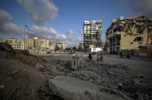 Κατεστραμμένα κτίρια στη Γάζα