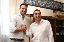 Αλέξης Τσίπρας και Στέφανος Κασσελάκης