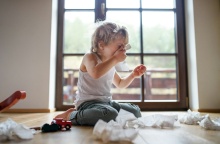 Παιδί με γρίπη