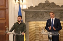 Κυριάκος Μητσοτάκης και Βολοντίμιρ Ζελένσκι