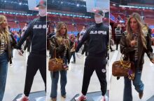 Η Αθηνά Οικονομάκου δημοσίευσε στο TikTok ένα αστείο στιγμιότυπο όπου μπερδεύει μια κούκλα βιτρίνας με τον σύντροφό της, Μπρούνο Τσερέλα