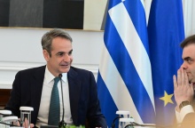 Ο Κυριάκος Μητσοτάκης στο Υπουργικό Συμβούλιο