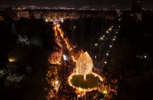 Χριστουγεννιάτικο χωριό στο Πεδίον του Άρεως