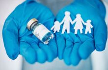 ένα φιαλίδιο εμβολίου