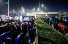 Μπλόκο αγροτών στη Νίκαια της Λάρισας