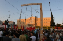 Αγανακτισμένοι στο Σύνταγμα