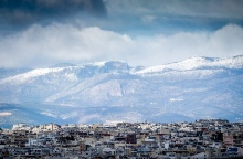 Χιόνια στον Υμηττό