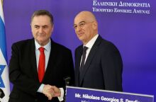 O Νίκος Δένδιας με τον Ίσραελ Κατζ