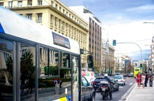 Αυτοκίνητα στο κέντρο της Αθήνας - Κίνηση