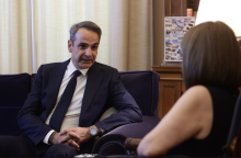 ΣΥΝΑΝΤΗΣΗ ΤΗΣ ΠτΔ ΚΑΤΕΡΙΝΑΣ ΣΑΚΕΛΛΑΡΟΠΟΥΛΟΥ ΜΕ ΤΟΝ ΠΡΩΘΥΠΟΥΡΓΟ ΚΥΡΙΑΚΟ ΜΗΤΣΟΤΑΚΗ