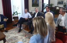 Συνάντηση του  Κυριάκου Μητσοτάκη με εκπροσώπους παραγωγικών και επιστημονικών φορέων της βόρειας Ελλάδας