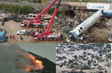 Φωτογραφίες από την τραγωδία στα Τέμπη, τις καταστροφικές φωτιές του φετινού καλοκαιριού και τις πλημμύρες στη Θεσσαλία