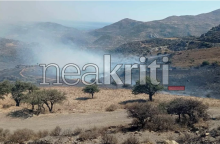 Φωτιά στο Ρέθυμνο