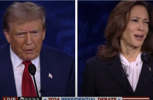 Η αντίδραση Χάρις όταν ο Τραμπ λέει ότι μετανάστες τρώνε κατοικίδια