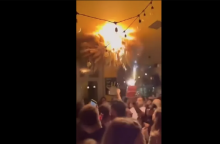 Παγκράτι: Βίντεο ντοκουμέντο από τη φωτιά στο μπαρ - Ξεκίνησε από τούρτα