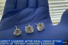 Διαμαντένια σκουλαρίκια