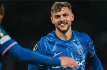 Οι παίκτες της Τσέλσι πανηγυρίζουν την πρόκριση στον τελικό του Conference League