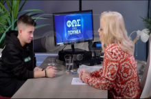 Η Αγγελική Νικολούλη με την Ειρήνη Μουρτζούκου