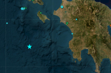 Ισχυρός σεισμός τώρα στις Στροφάδες, ανοιχτά της Ζακύνθου