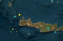 Ισχυρός σεισμός τώρα στα Αντικύθηρα - Έγινε αισθητός και στην Αττική