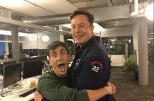 Έλον Μασκ και Φειδίας Παναγιώτου