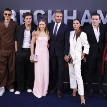 Η οικογένεια των Ντέβιντ και Βικτόρια Μπέκαμ