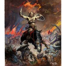 Ο Κερκ Χάμμετ των Metallica βγάζει σε δημοπρασία αριστούργημα του Φρανκ Φράζετα «Κόναν ο Βάρβαρος»