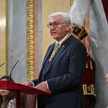 Ο Γερμανός ομοσπονδιακός πρόεδρος Φρανκ-Βάλτερ Σταϊνμάιερ 