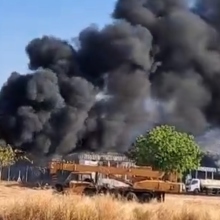 εκρηξη, καπνοι, σπιτια, βουνα