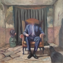 Aleister,  80x80 cm, 2025