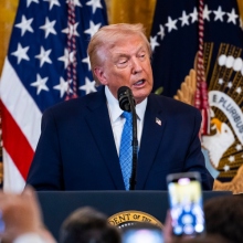 Ο πρόεδρος των ΗΠΑ, Ντόναλντ Τραμπ 