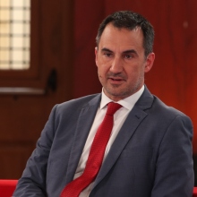 Ο πρόεδρος της Νέας Αριστεράς, Αλέξης Χαρίτσης